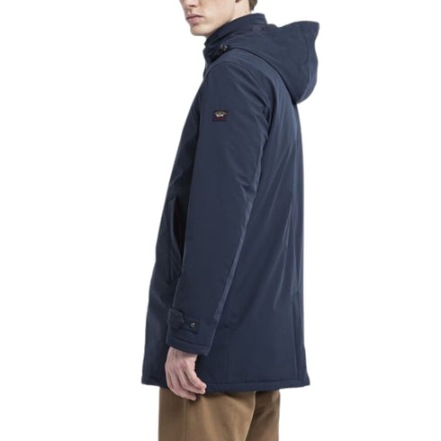 Cappotto Uomo Typhoon con cappuccio staccabile Blu PAUL & SHARK- Francavilla Moda